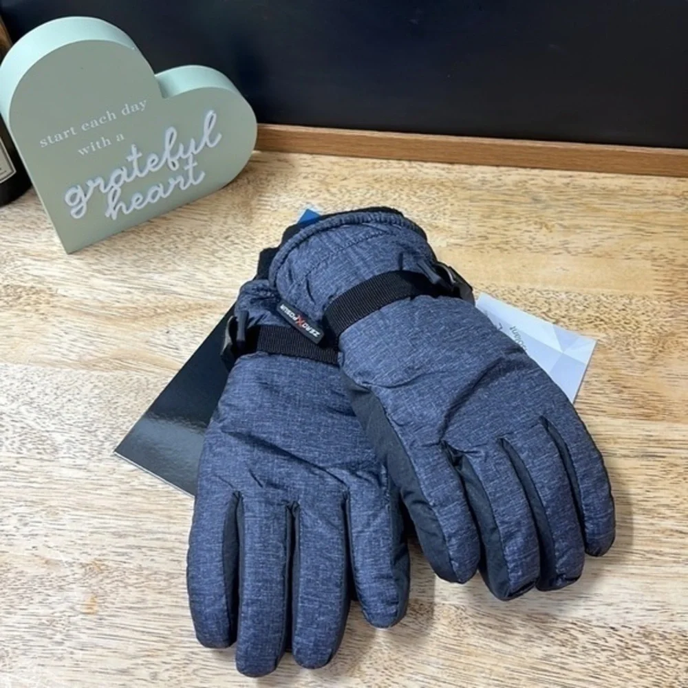 New Boys Winter Fleeced Lined Mitten Gloves Insulated- K8